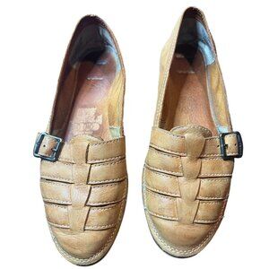 Frye Tan Leather Loafers - Women's 9